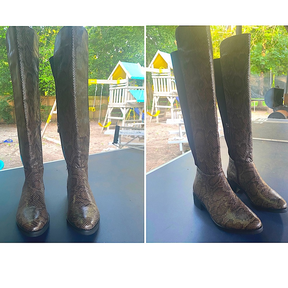 Brand new Boutique by Corkys Snakeskin boots.